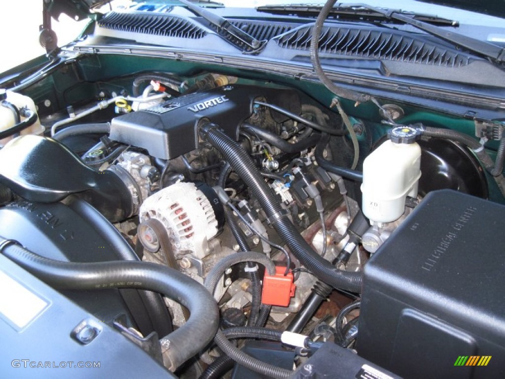 2000 Chevrolet Silverado 1500 LS Regular Cab 4x4 4.8 Liter OHV 16-Valve Vortec V8 Engine Photo #56629215