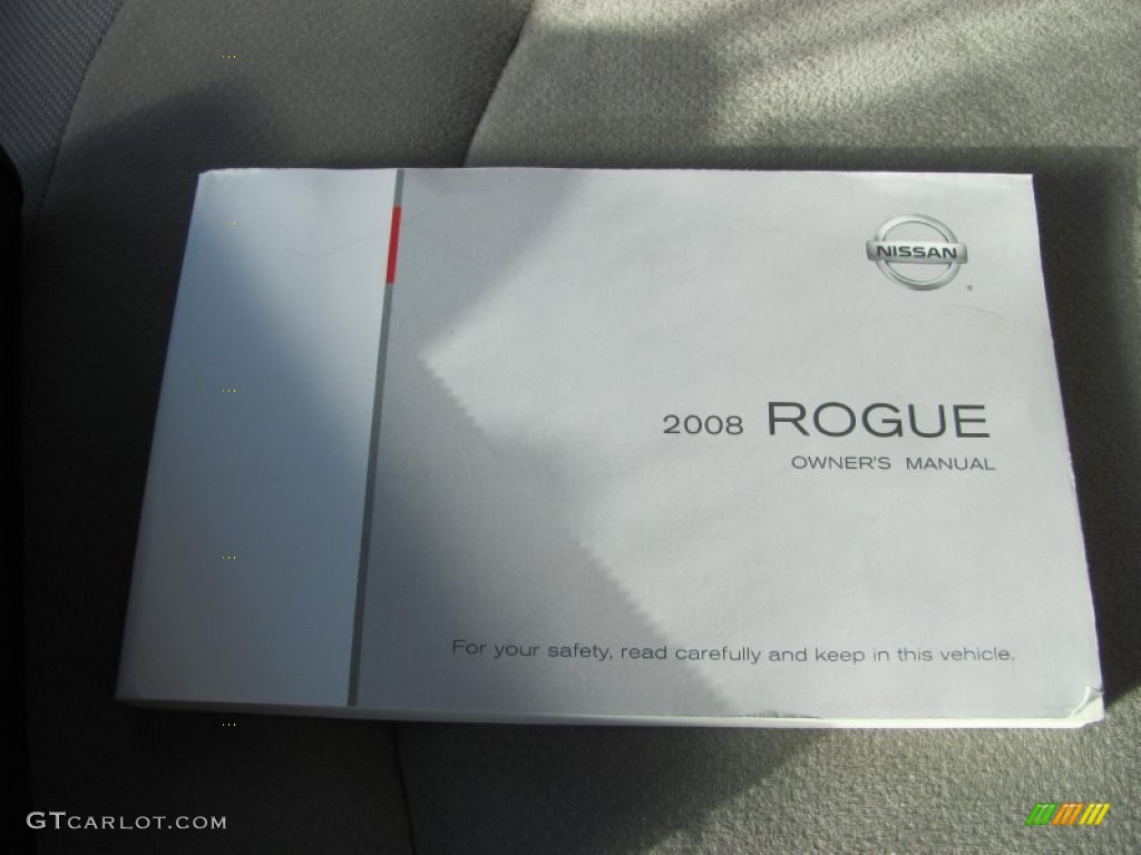 2008 Rogue S AWD - Indigo Blue Metallic / Gray photo #4