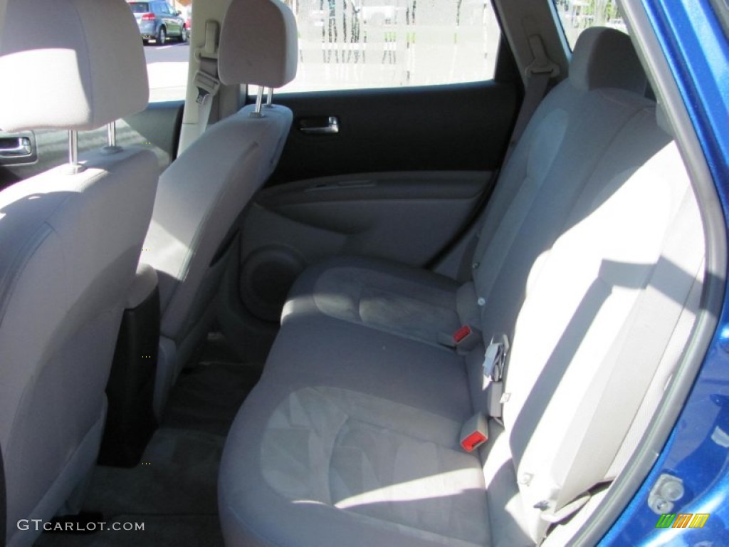 2008 Rogue S AWD - Indigo Blue Metallic / Gray photo #10