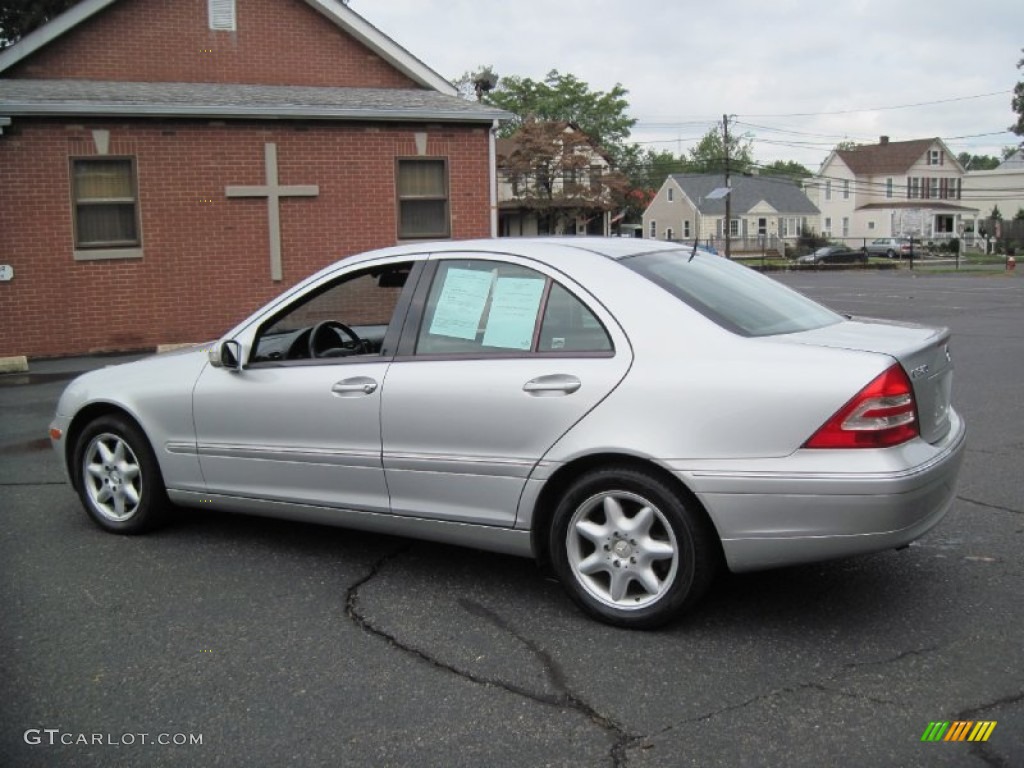 2001 C 320 Sedan - Brilliant Silver Metallic / Charcoal Black photo #4