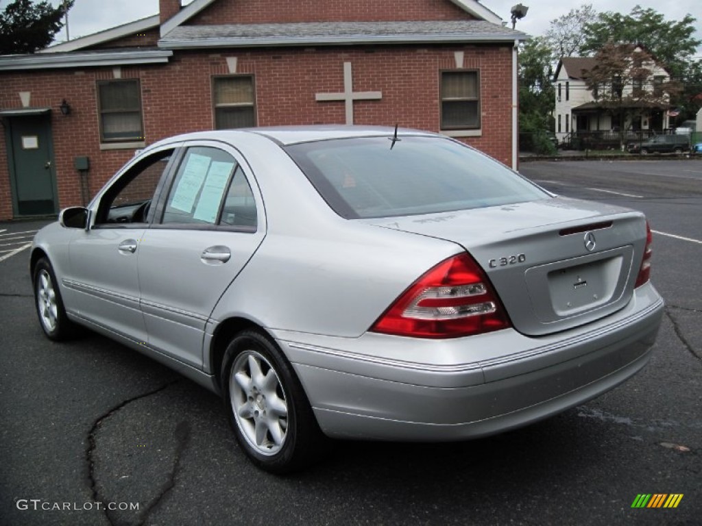 2001 C 320 Sedan - Brilliant Silver Metallic / Charcoal Black photo #5