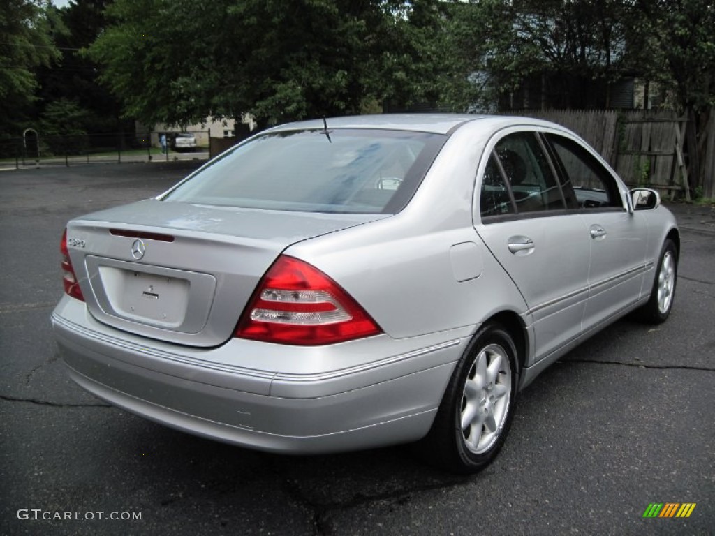 2001 C 320 Sedan - Brilliant Silver Metallic / Charcoal Black photo #7