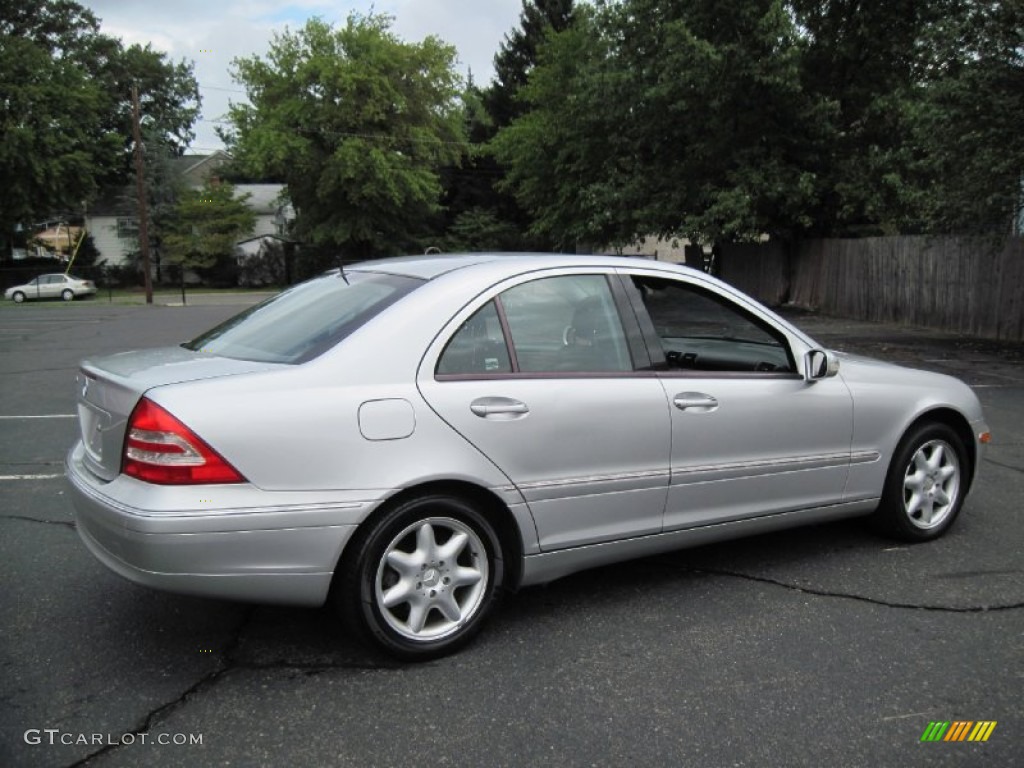 2001 C 320 Sedan - Brilliant Silver Metallic / Charcoal Black photo #8
