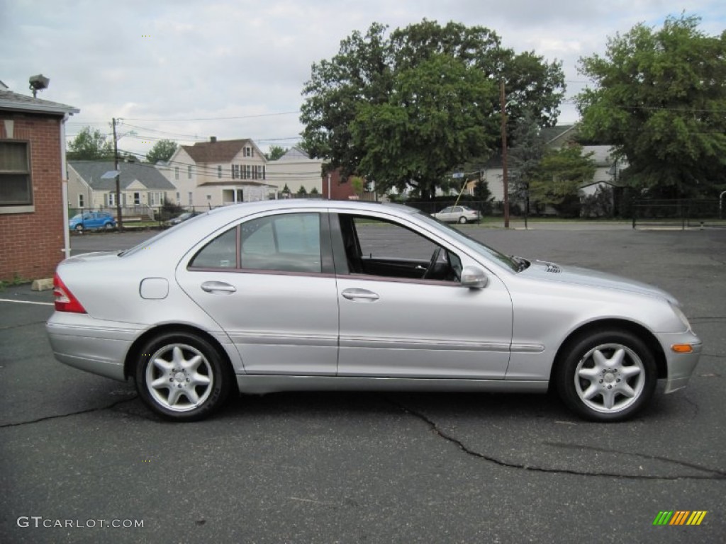 2001 C 320 Sedan - Brilliant Silver Metallic / Charcoal Black photo #9