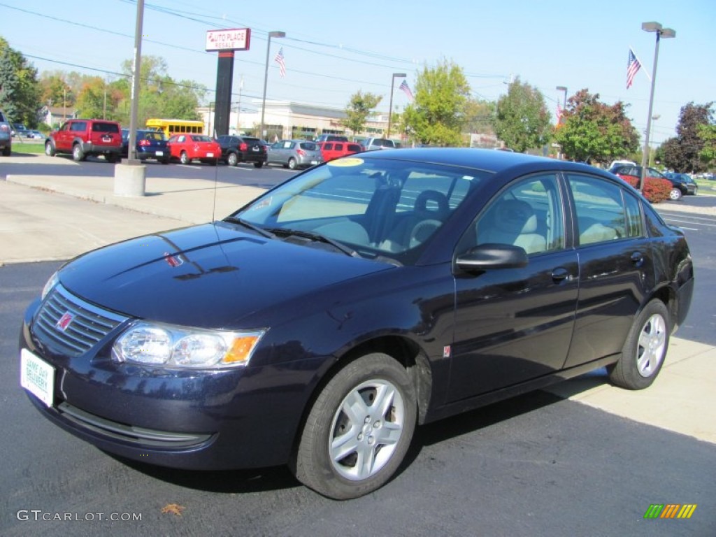 2007 ION 2 Sedan - Deep Blue / Gray photo #1