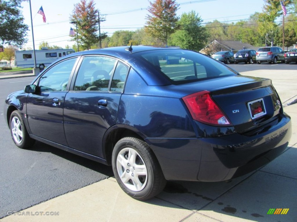 2007 ION 2 Sedan - Deep Blue / Gray photo #2