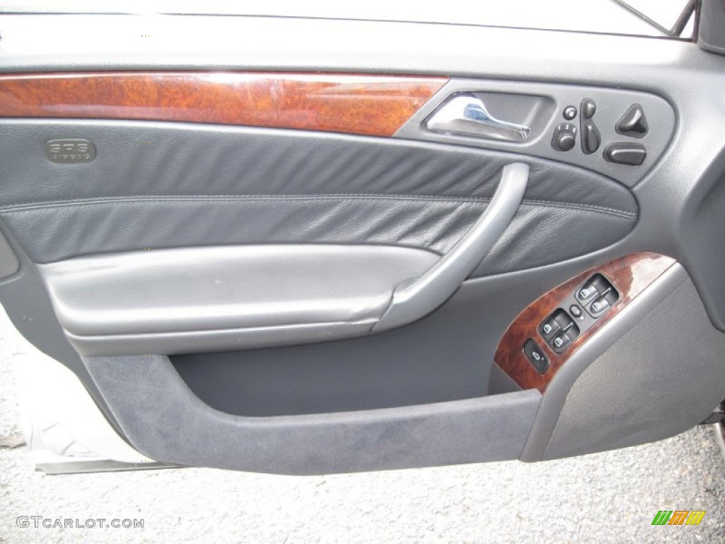 2001 C 320 Sedan - Brilliant Silver Metallic / Charcoal Black photo #29