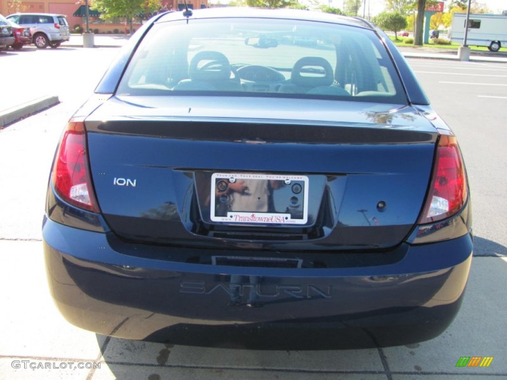 2007 ION 2 Sedan - Deep Blue / Gray photo #12
