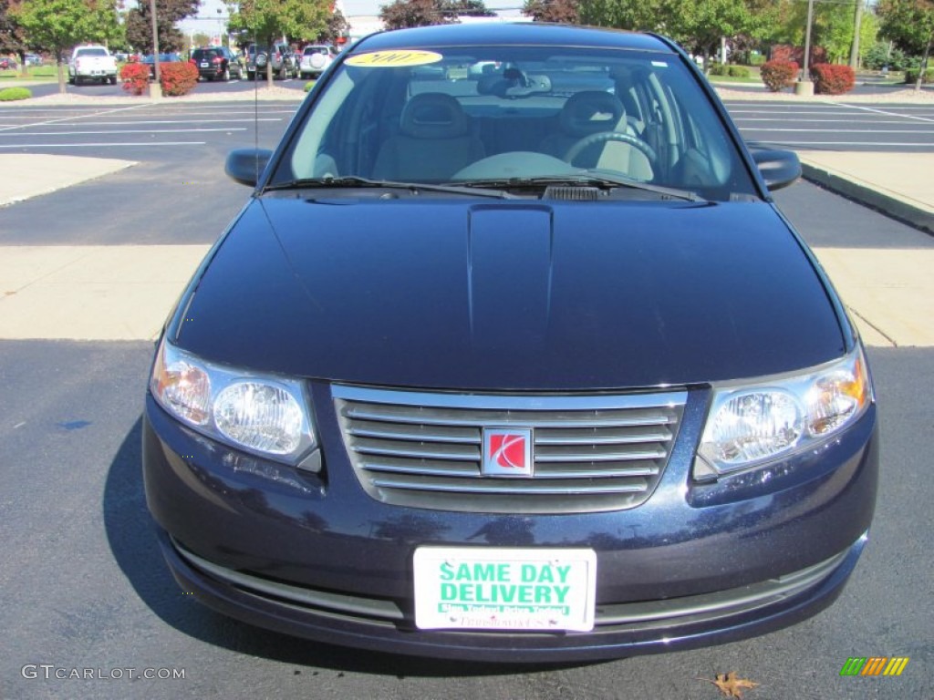 2007 ION 2 Sedan - Deep Blue / Gray photo #17