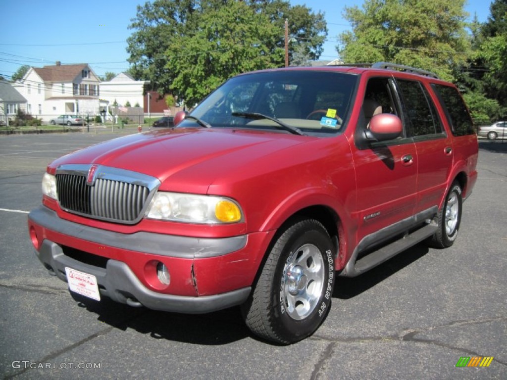 1998 Navigator 4x4 - Laser Red Metallic / Medium Graphite photo #2