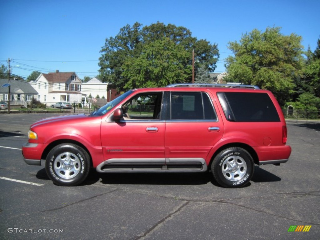 1998 Navigator 4x4 - Laser Red Metallic / Medium Graphite photo #3