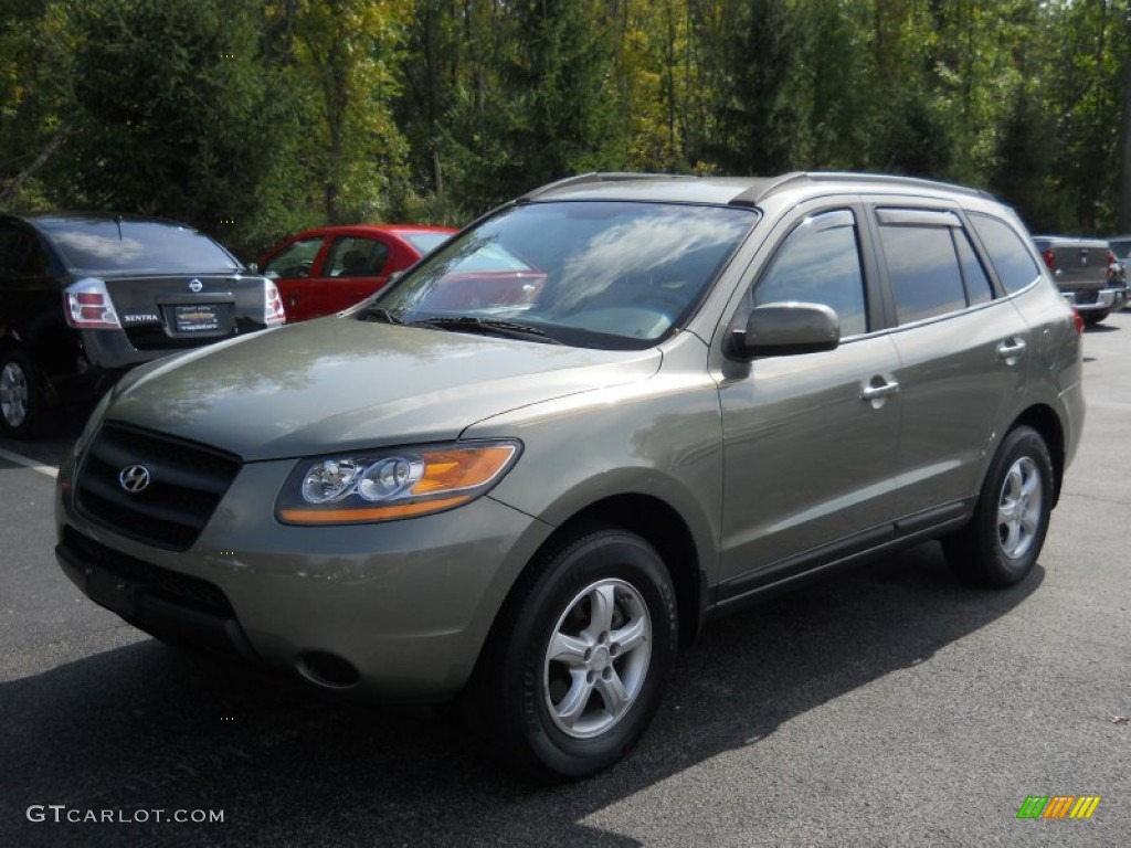 2008 Santa Fe GLS - Natural Khaki Green / Beige photo #1