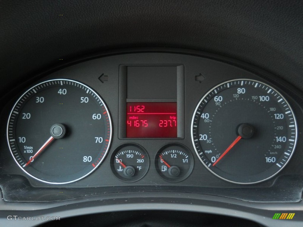 2007 Volkswagen Rabbit 4 Door Gauges Photo #56632332