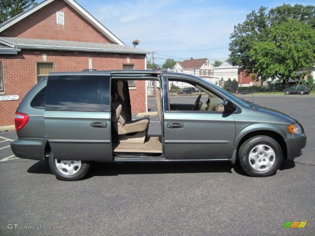 2002 Grand Caravan SE - Onyx Green Pearl / Sandstone photo #11