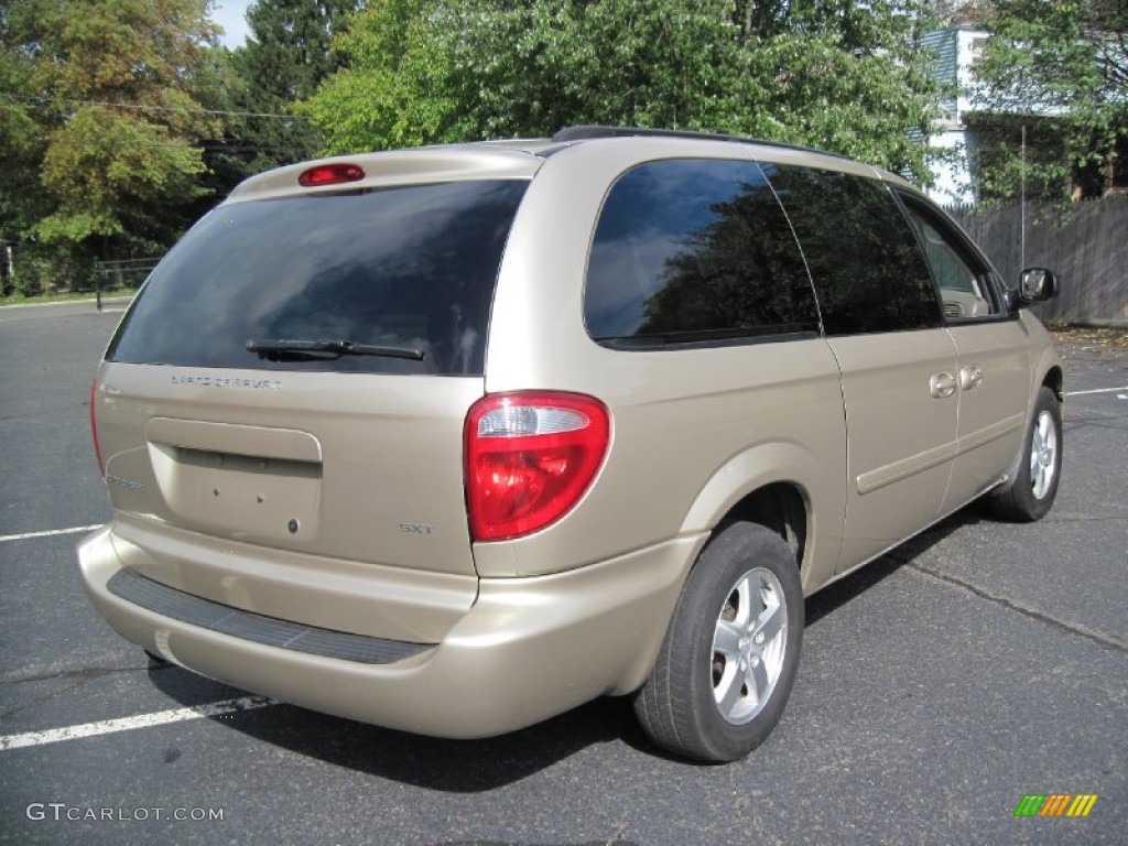 2007 Grand Caravan SXT - Linen Gold Metallic / Dark Khaki/Light Graystone photo #8