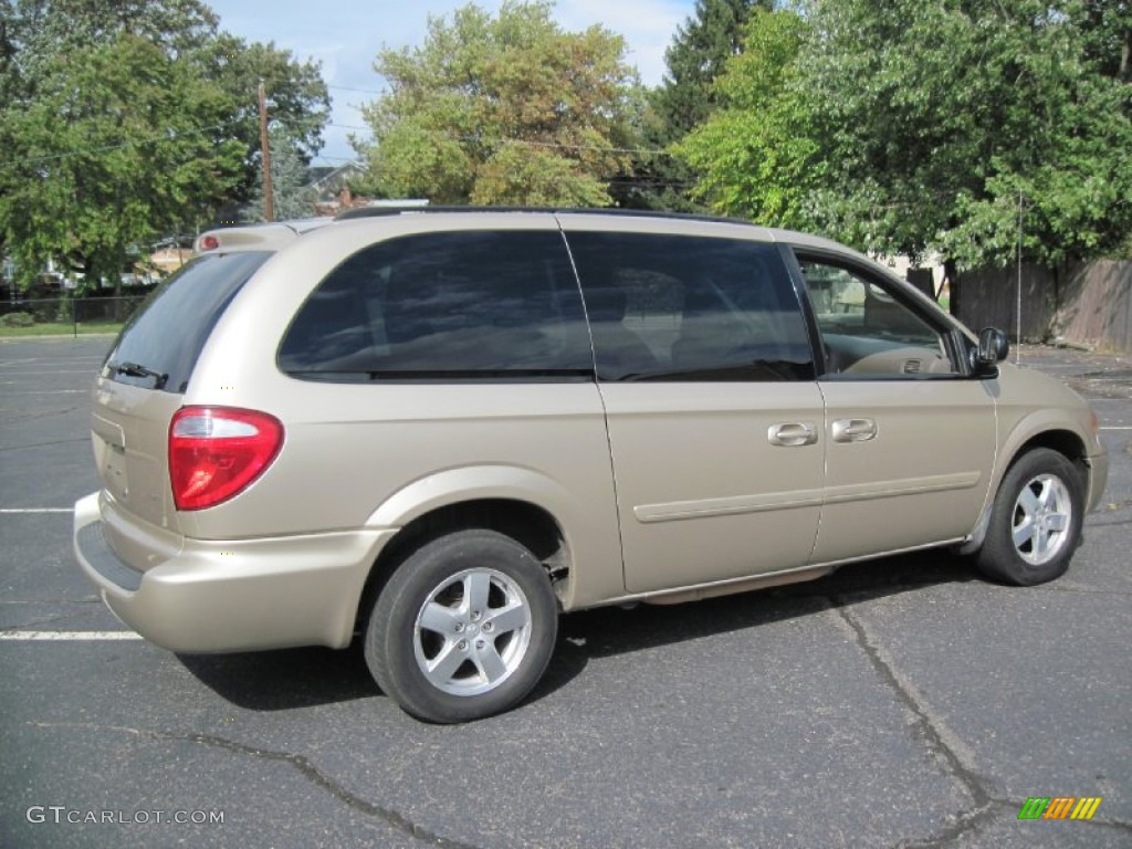 2007 Grand Caravan SXT - Linen Gold Metallic / Dark Khaki/Light Graystone photo #9