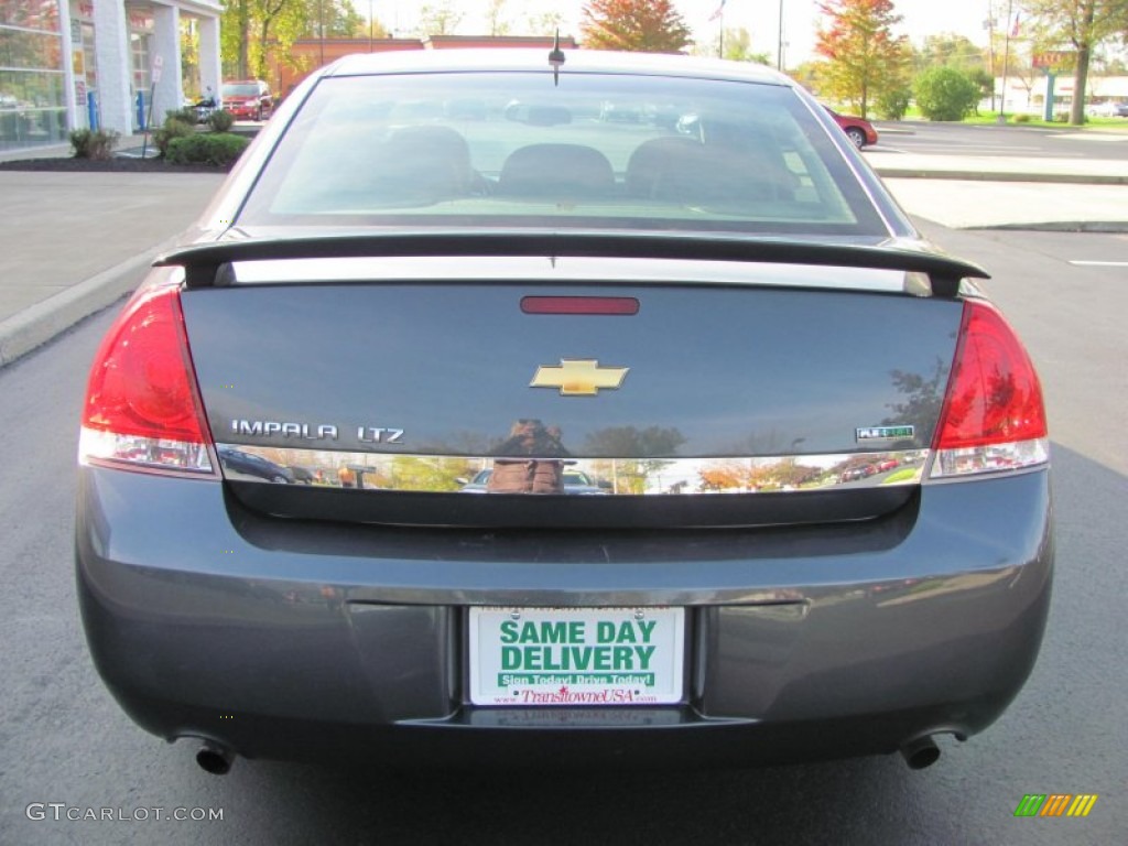 2011 Impala LTZ - Cyber Gray Metallic / Ebony photo #16