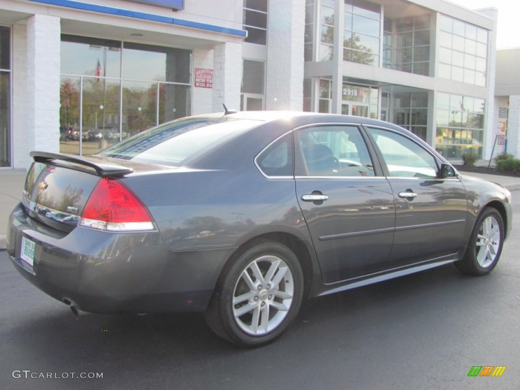 2011 Impala LTZ - Cyber Gray Metallic / Ebony photo #17