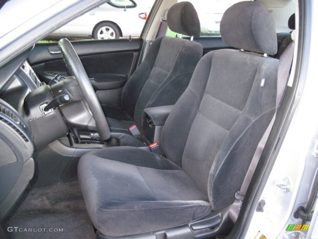 2004 Accord EX Sedan - Satin Silver Metallic / Gray photo #13