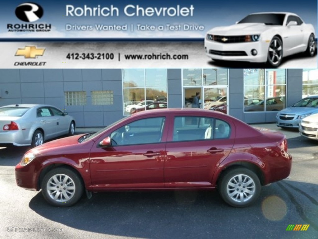 2009 Sport Red Chevrolet Cobalt LT Sedan 56610708 Photo 4 GTCarLot