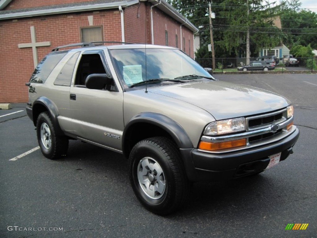 Light Pewter Metallic 2002 Chevrolet Blazer LS ZR2 4x4 Exterior Photo #56636703
