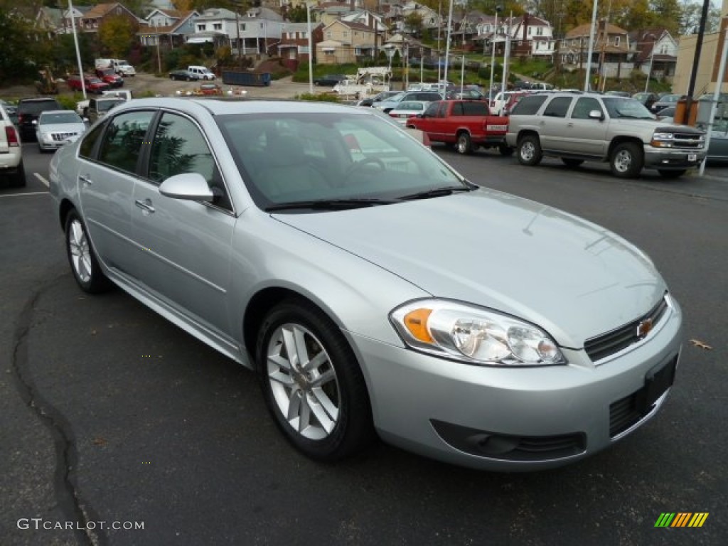 2011 Impala LTZ - Silver Ice Metallic / Gray photo #6