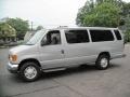 Silver Metallic 2006 Ford E Series Van E350 XLT 15 Passenger
