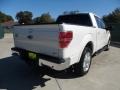 White Platinum Metallic Tri Coat - F150 Lariat SuperCrew Photo No. 3