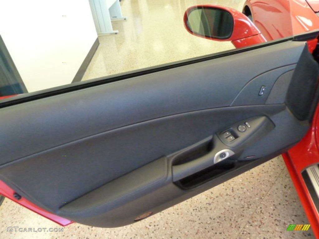 2012 Chevrolet Corvette Coupe Ebony Door Panel Photo #56639892