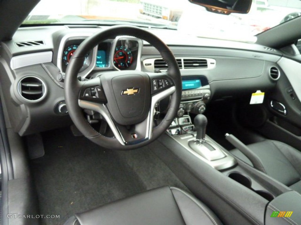 2012 Chevrolet Camaro LT 45th Anniversary Edition Convertible Jet Black Dashboard Photo #56640275
