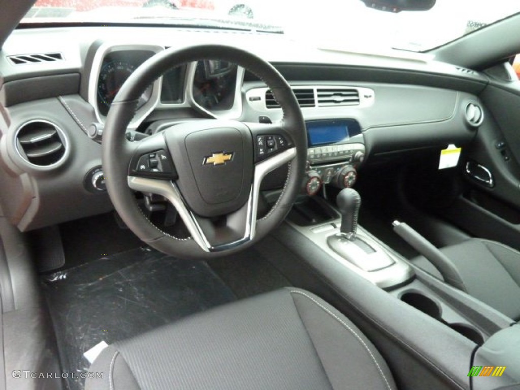 Black Interior 2012 Chevrolet Camaro LT Coupe Photo #56640431