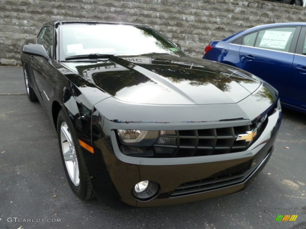 2012 Camaro LT Coupe - Black / Black photo #7