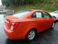 2012 Inferno Orange Metallic Chevrolet Sonic LT Sedan  photo #4