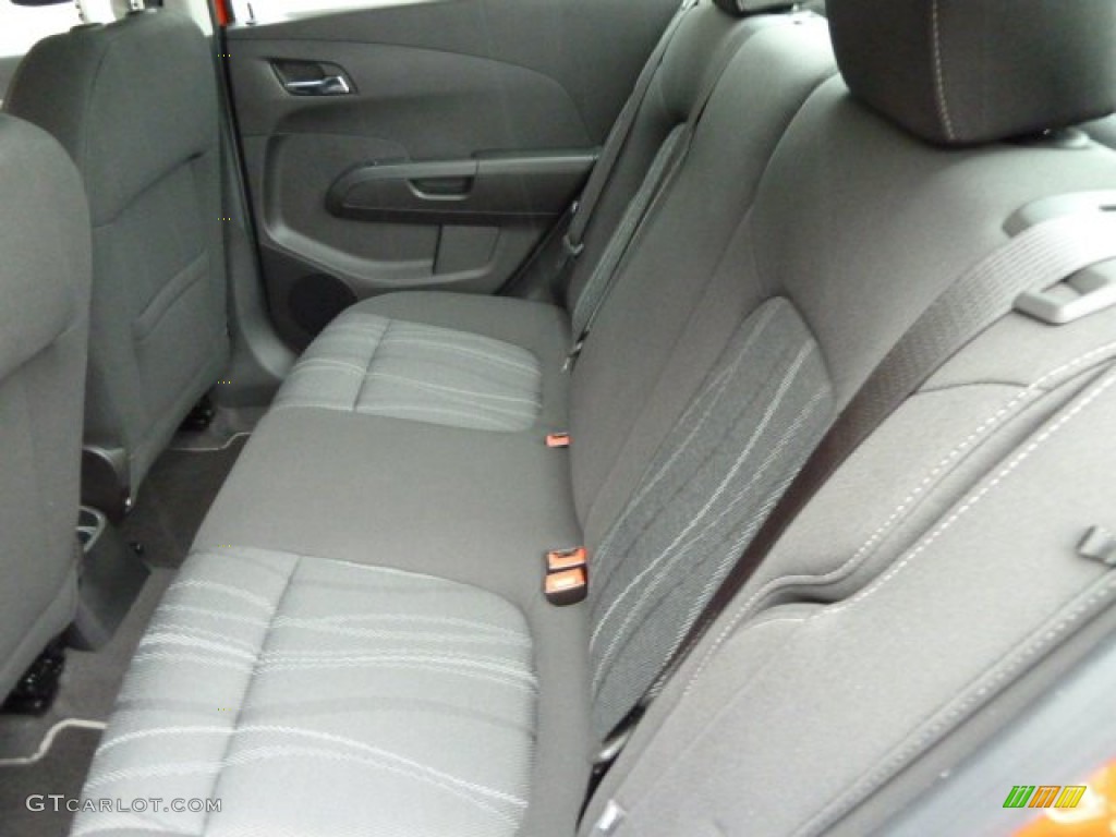 Jet Black/Dark Titanium Interior 2012 Chevrolet Sonic LT Sedan Photo #56640753