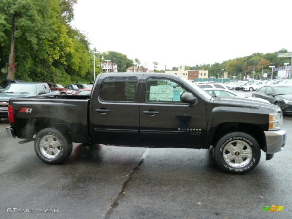 2012 Silverado 1500 LT Crew Cab 4x4 - Black / Ebony photo #5