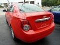 2012 Victory Red Chevrolet Sonic LT Sedan  photo #2