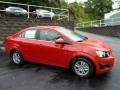 Victory Red 2012 Chevrolet Sonic LT Sedan Exterior