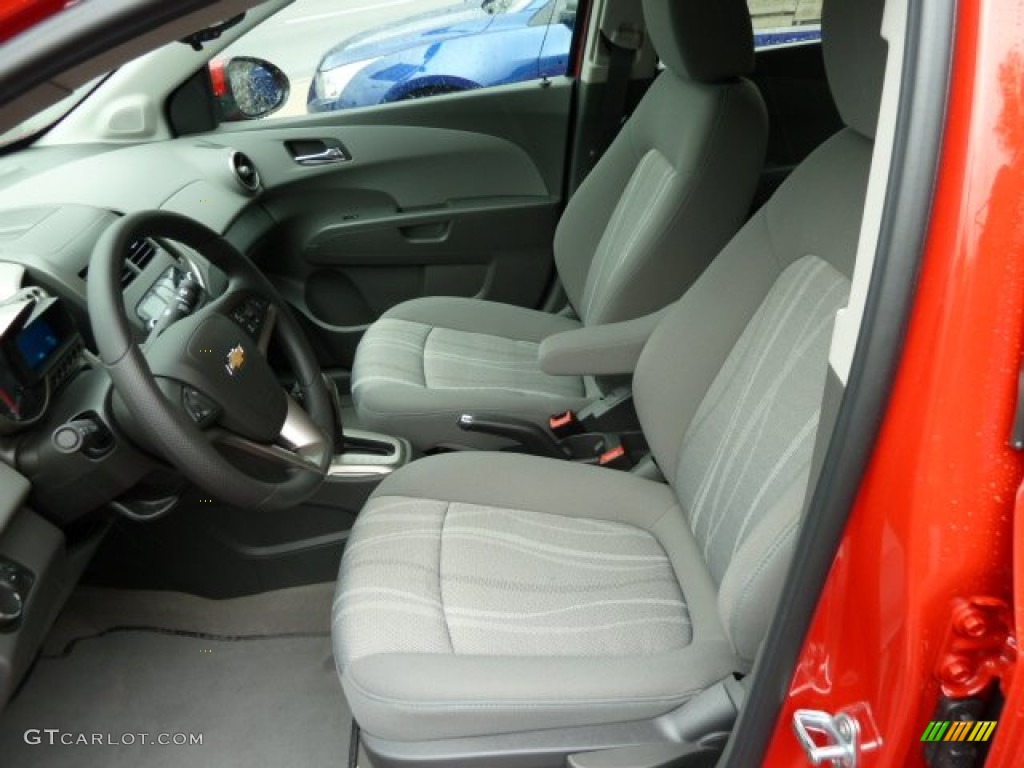 Dark Pewter/Dark Titanium Interior 2012 Chevrolet Sonic LT Sedan Photo #56641446