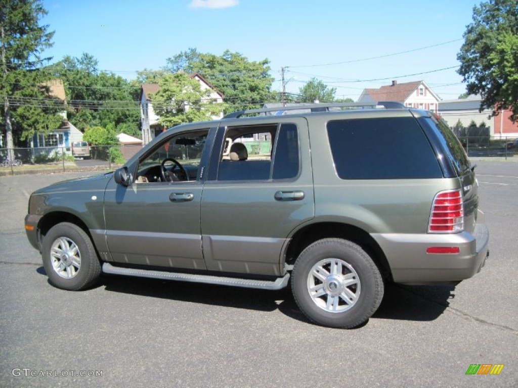 2003 Mountaineer Convenience AWD - Estate Green Metallic / Medium Dark Parchment photo #4