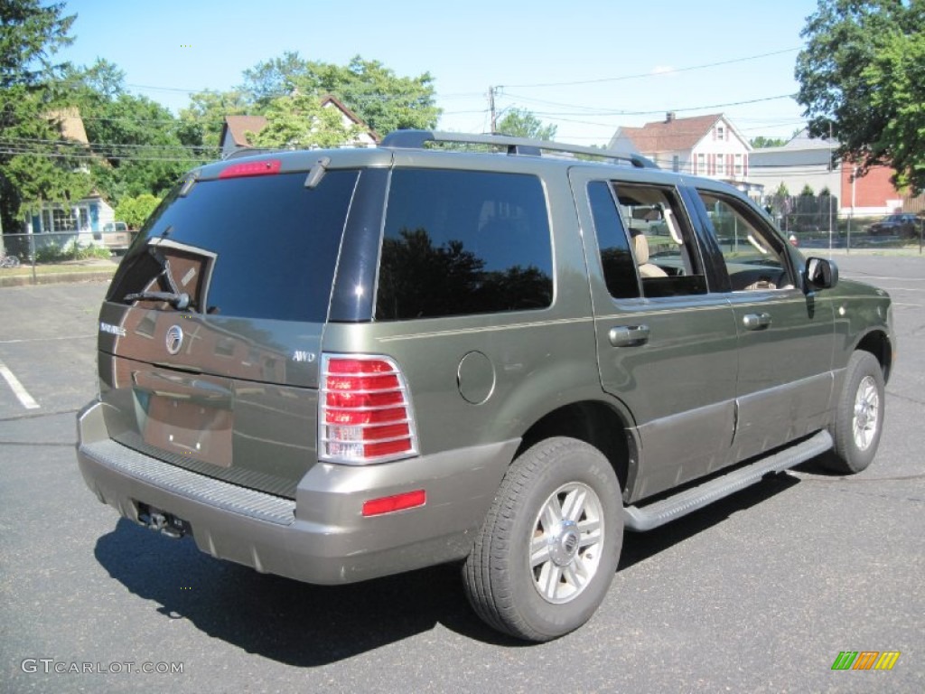 2003 Mountaineer Convenience AWD - Estate Green Metallic / Medium Dark Parchment photo #7