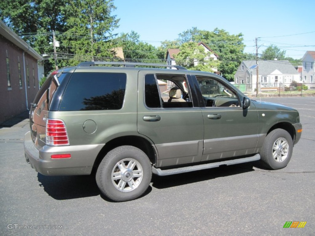 2003 Mountaineer Convenience AWD - Estate Green Metallic / Medium Dark Parchment photo #8