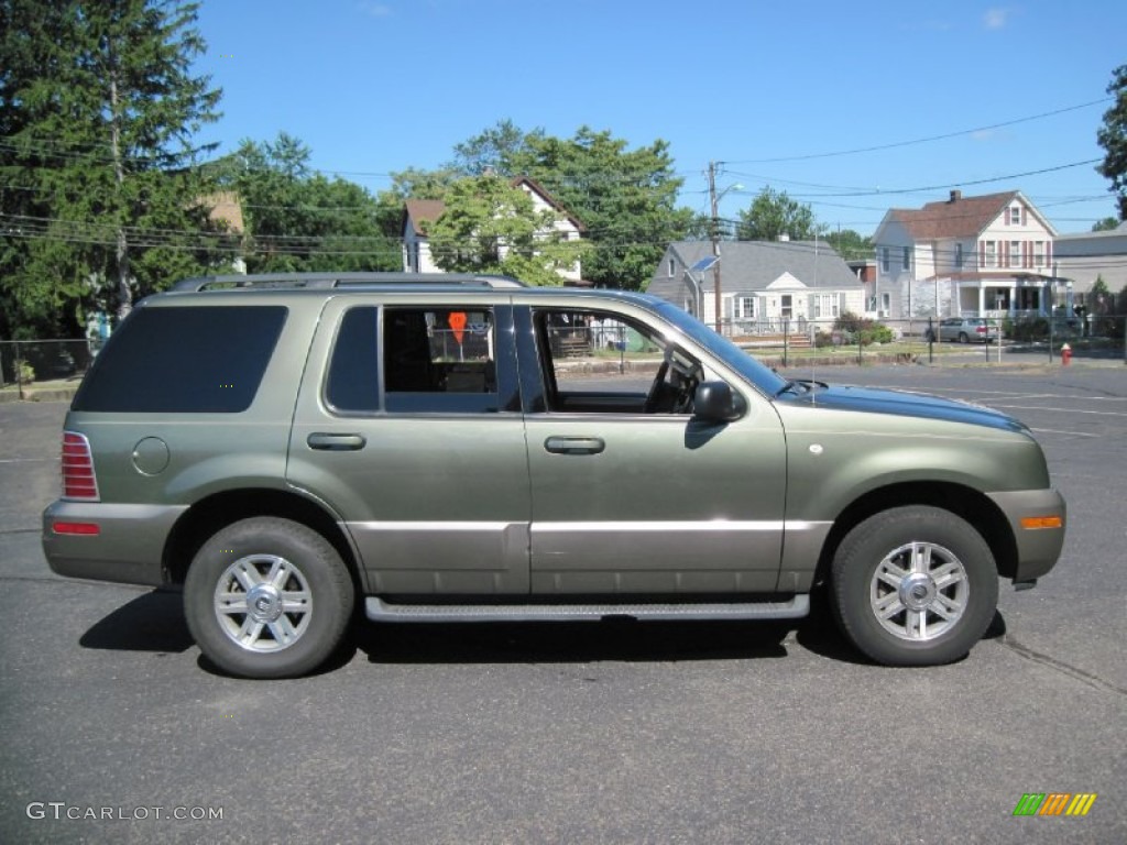 2003 Mountaineer Convenience AWD - Estate Green Metallic / Medium Dark Parchment photo #10