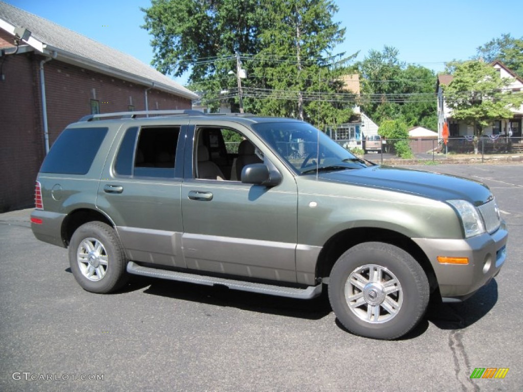 2003 Mountaineer Convenience AWD - Estate Green Metallic / Medium Dark Parchment photo #11