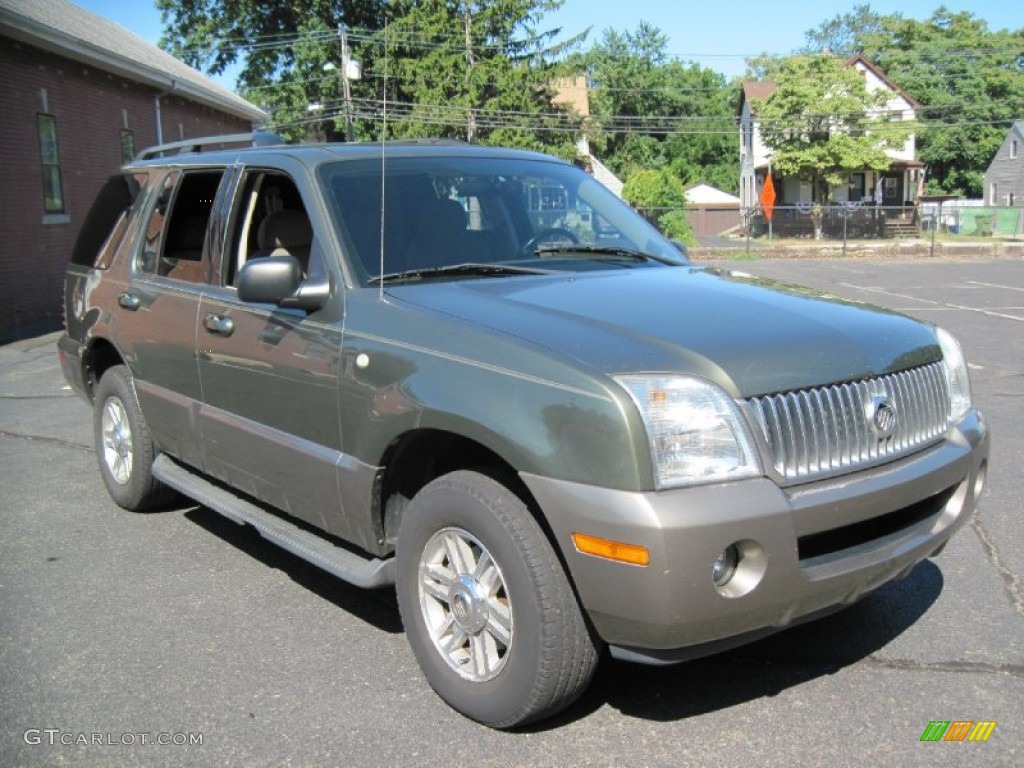 2003 Mountaineer Convenience AWD - Estate Green Metallic / Medium Dark Parchment photo #12