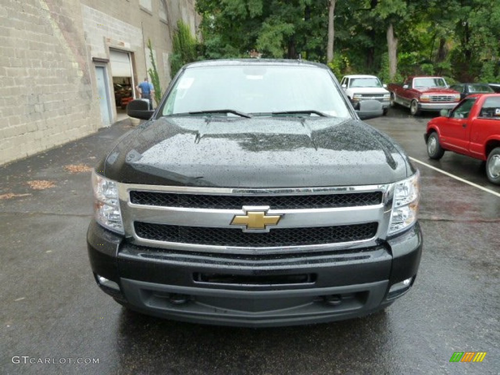 2011 Silverado 1500 LTZ Extended Cab 4x4 - Black / Ebony photo #7