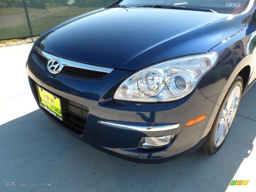 2012 Elantra SE Touring - Atlantic Blue / Black photo #10