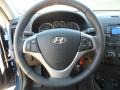 Black 2012 Hyundai Elantra SE Touring Steering Wheel
