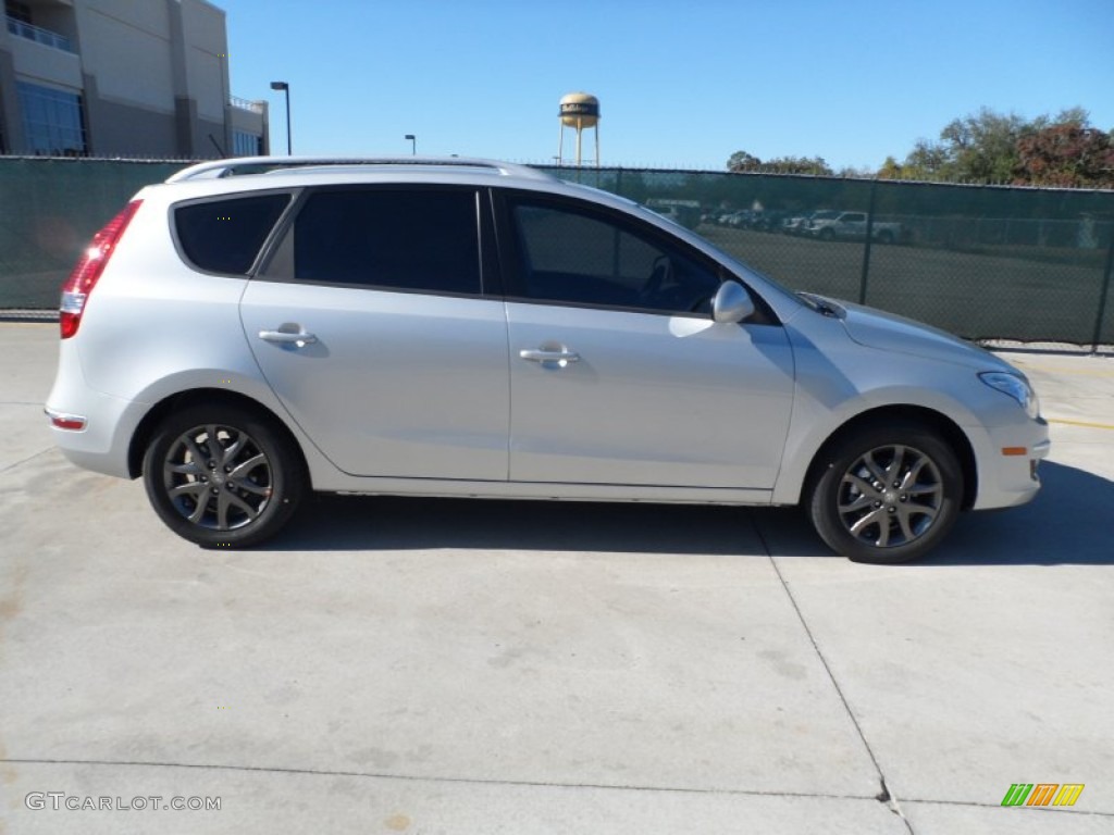2012 Elantra GLS Touring - Shimmering Silver / Black photo #2