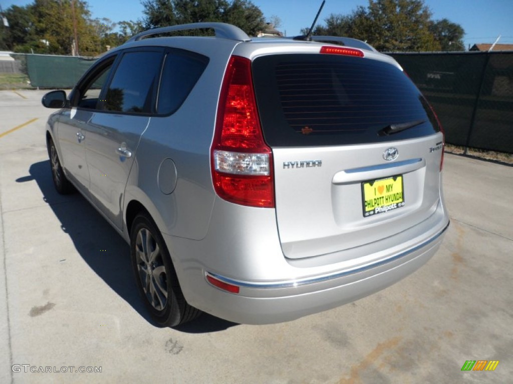 2012 Elantra GLS Touring - Shimmering Silver / Black photo #5