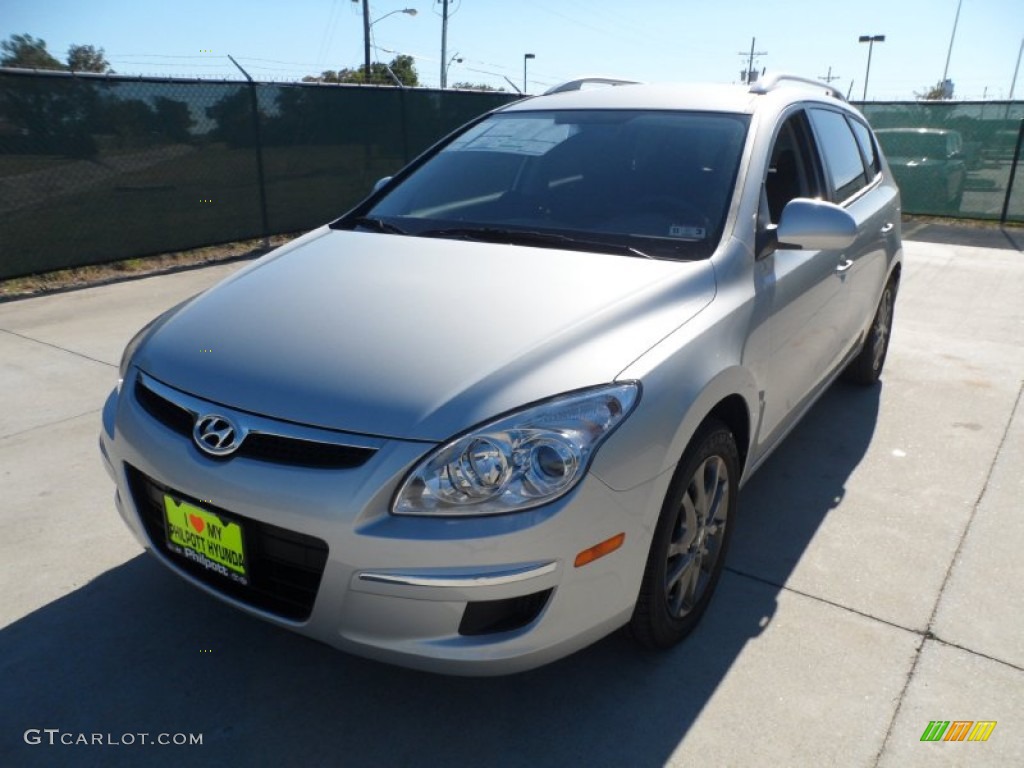 2012 Elantra GLS Touring - Shimmering Silver / Black photo #7